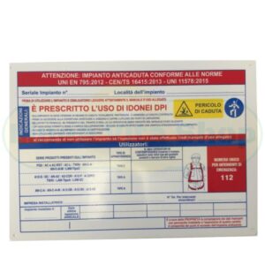 CARTELLO IDENTIFICATIVO<br>PER ACCESSO<small><small><br>(codice prodotto: CARTEL)<br>(cod. e-commerce: VERCELLI)</small></small><br><br>