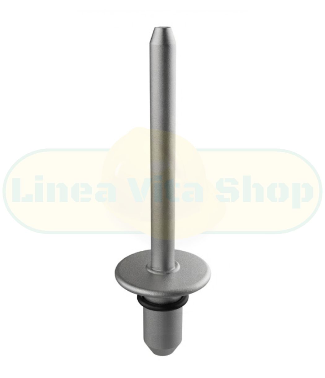 RIVETTO CON GUARNIZIONE<br>PER TETTI IN ALLUMINIO<small><small><br>(codice prodotto: RIV5,2-22,2)<br>(cod. e-commerce: BERGAMO)</small></small><br><br>
