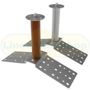 ANCORAGGIO H35cm SU PIASTRA<br>RIALZATA A BASE PIANA PER COLMO<small><small><br>(codice prodotto: AN-C-A-350M)<br>(cod. e-commerce: CHIETI)</small></small><br><br>