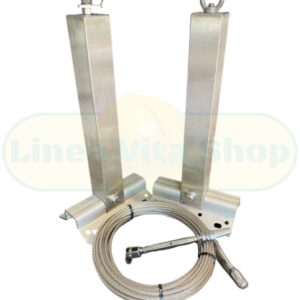 KIT 9<BR> LINEA VITA INDEFORMABILE<br> CON PIASTRA DA COLMO<small><small><br> (codice prodotto: KIT 9)<br>(cod. e-commerce: TORINO 2)</small></small><br><br>